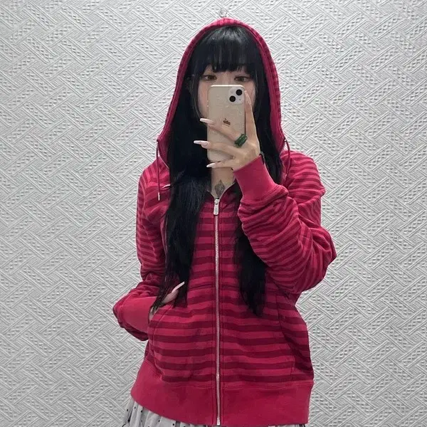 나이키 아스날 빈티지 Y2K 레트로 스트라이프 후드집업 XL C15619