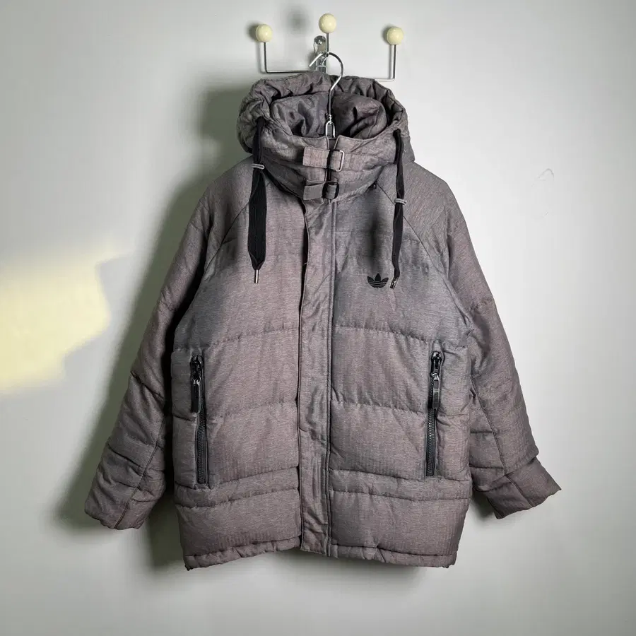 ADIDAS 아디다스 올드스쿨 헤링본 다운 패딩 자켓 95