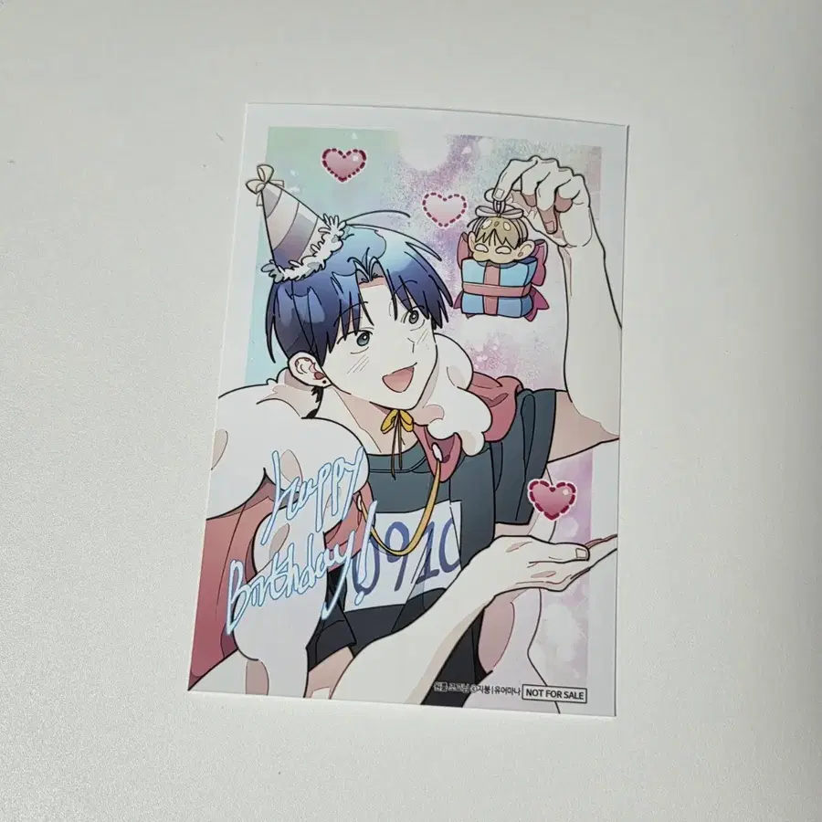 원룸조교님 송우윤 생일 콜라보 카페 인화사진 엽서 특전