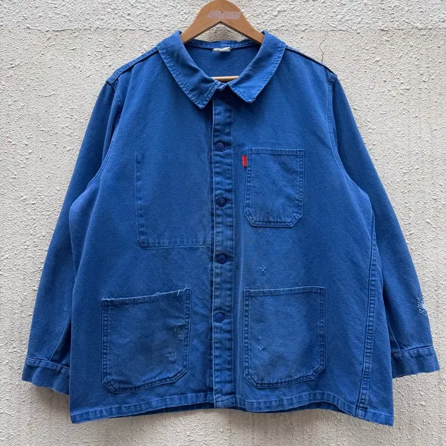 PORTEX 1980s NATURAL FADED FRENCH WORK JACKET 페이딩 프렌치워크자켓