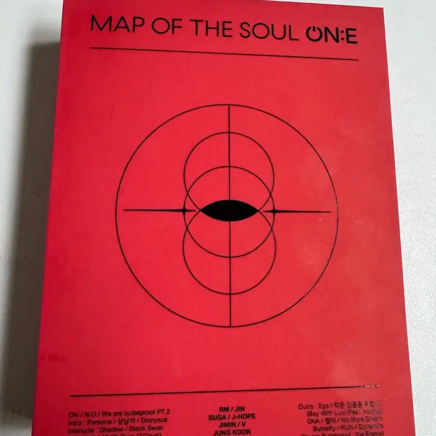 BTS 맵오브소울 맵옵솔 map of the soul one DVD