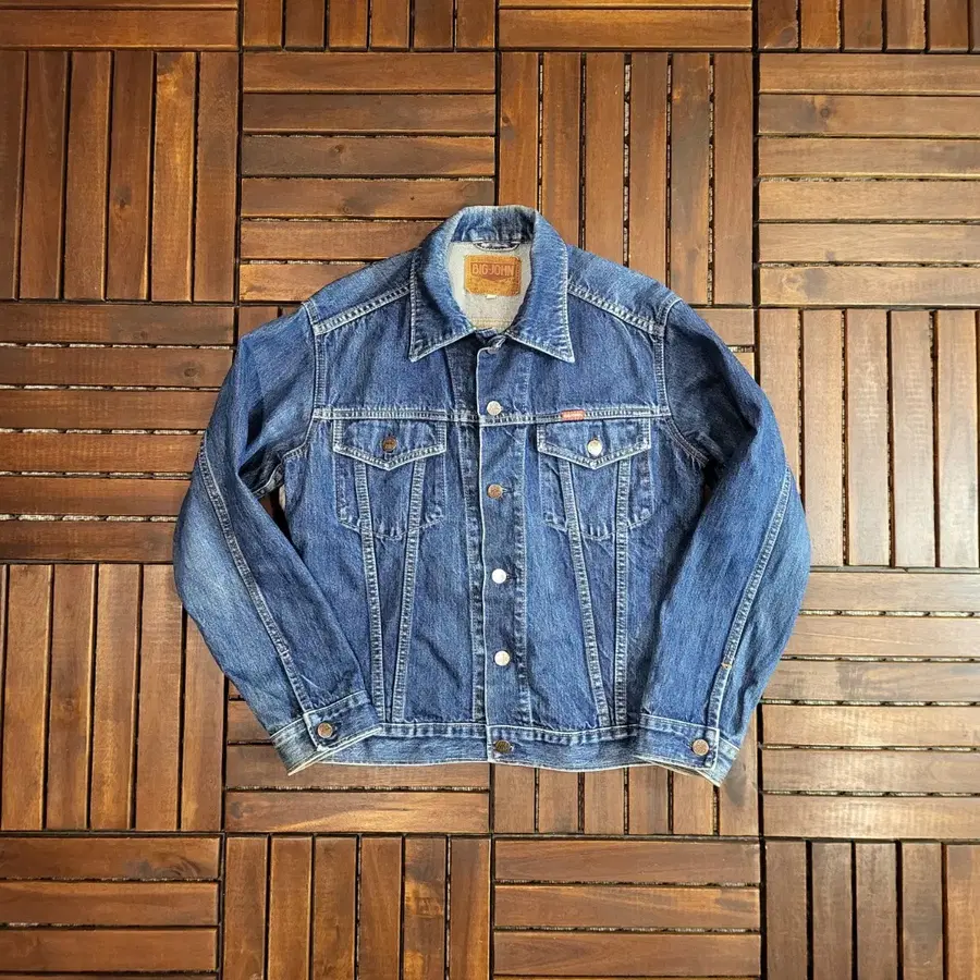 80s 빅존(BIG-JOHN) Lot 4572 오리지널 빈티지 데님 자켓 (38)