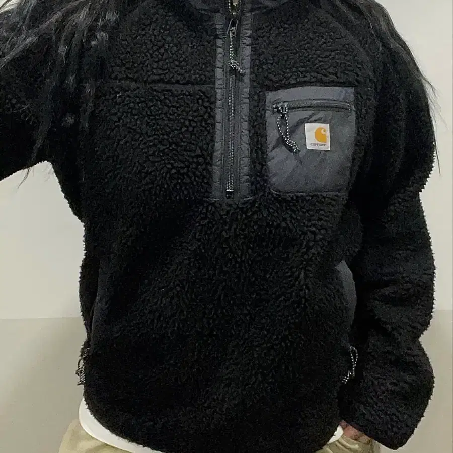 Carhartt WIP 칼하트 윕 반집업 뽀글이 후리스