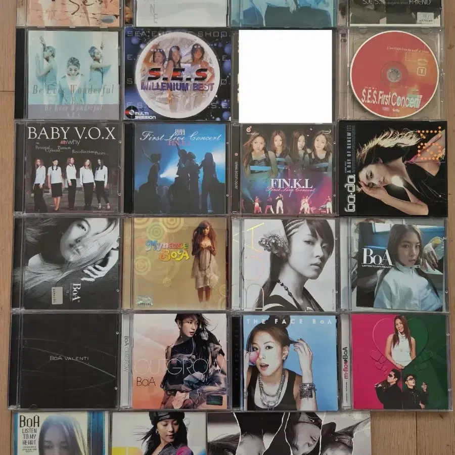 베이비복스, 핑클, S.E.S.(에스이에스), 보아(BOA),에이핑크 CD