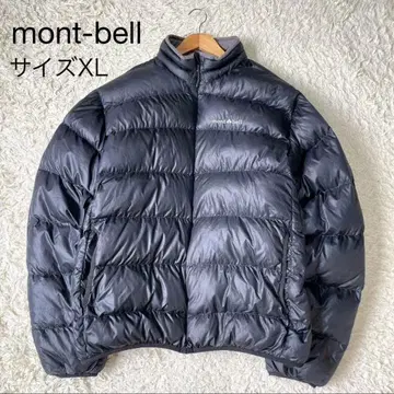 90s 몽벨 라이트 알파인 다운 파카 XL 블랙 montbell