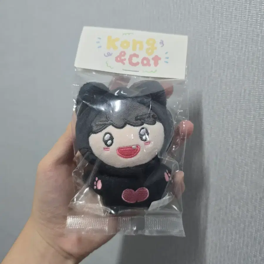 [미개봉] 투바투 강태현 태현 인형 강캣 고양이 검정색