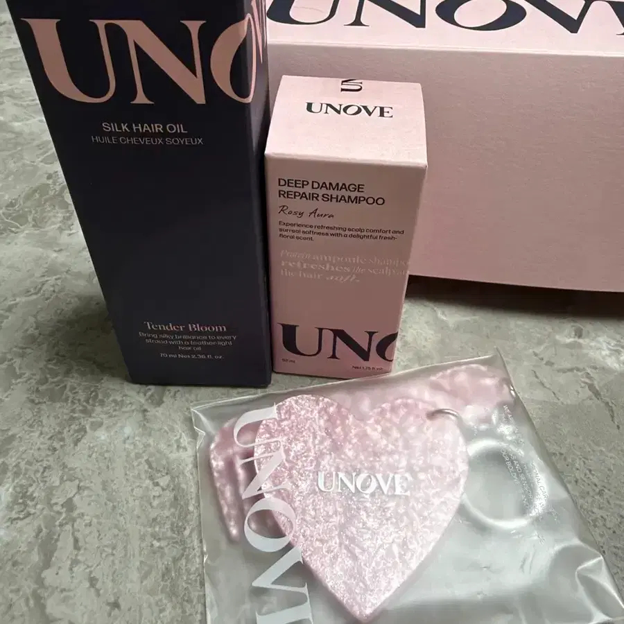 (새상품) UNOVE 어노브 실크 헤어오일 텐더블룸 70ml