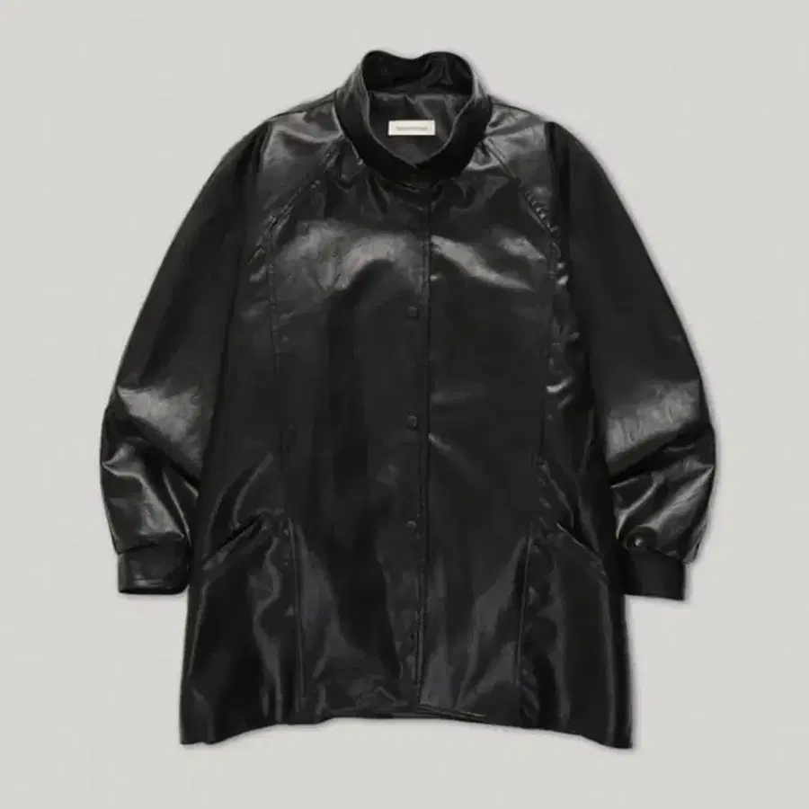 스무드무드 Black Des Pres Leather Jacket 레더자켓