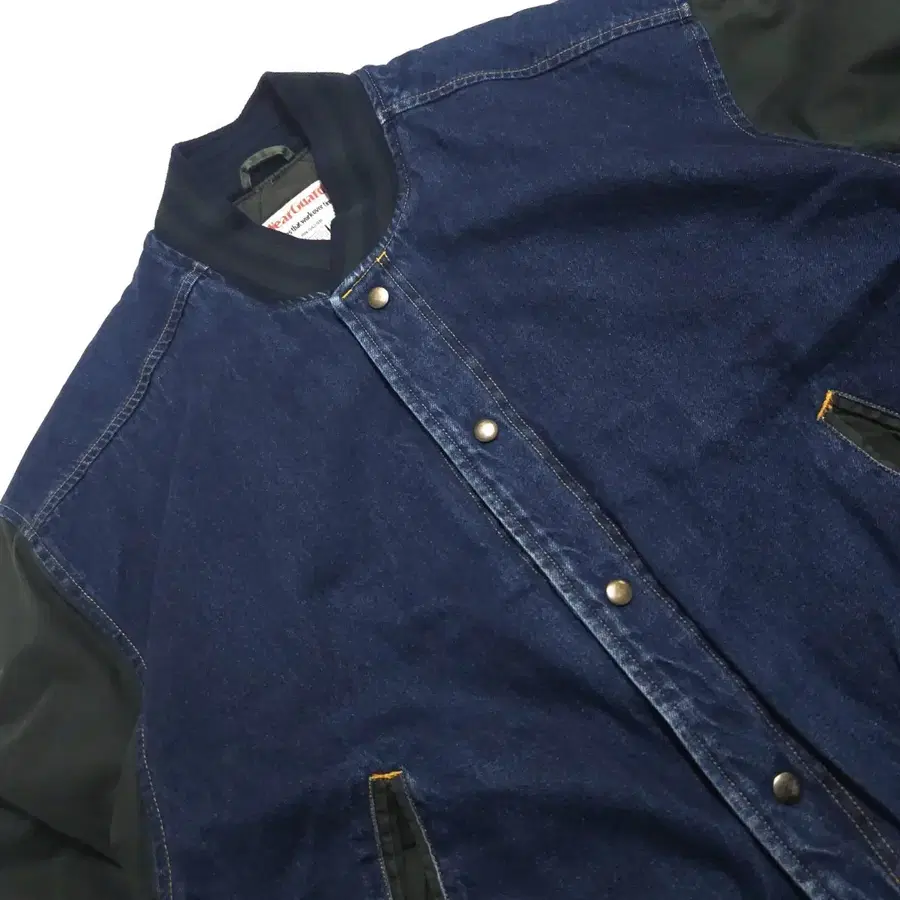 90s WearGuard 웨어가드 빈티지 데님 바시티 자켓