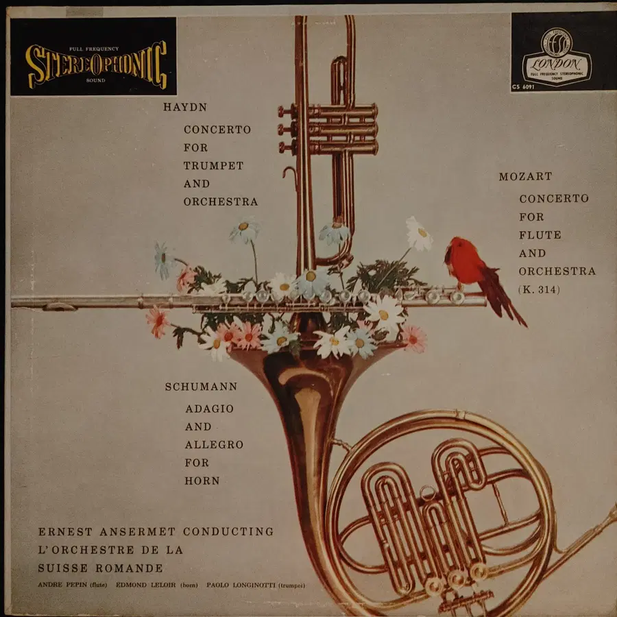 ORIGINAL DECCA LP - ANSERMET/HAYDN TRUMPET CONCERTO ETC
