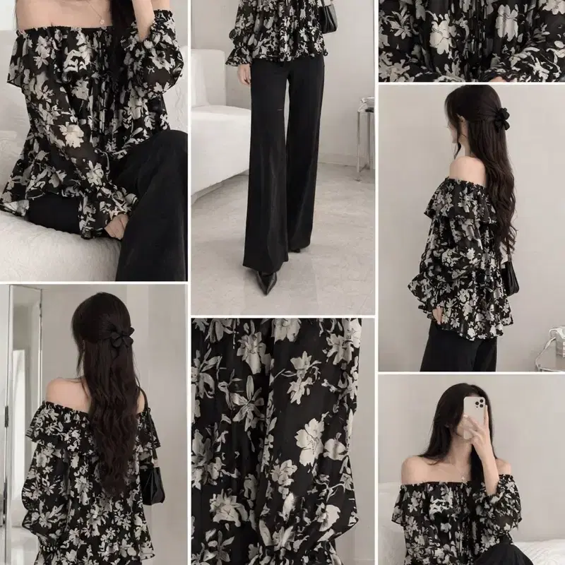 오프숄더 블라우스 파티룩 데이트룩 연말룩 모임룩