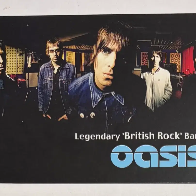 오아시스 2002년 Oasis Hidden Chemistry 앨범 광고 엽서