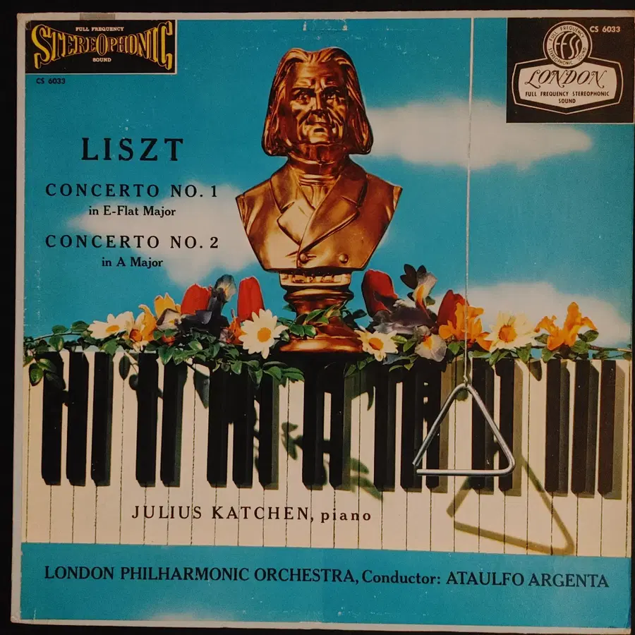 ORIGINAL DECCA LP - ARGENTA/KATCHEN/LISZT PIANO CONCERTO
