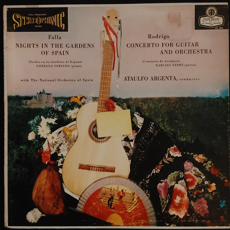 ORIGINAL DECCA LP - ARGENTA/YEPES/FALLA/RODRIGO