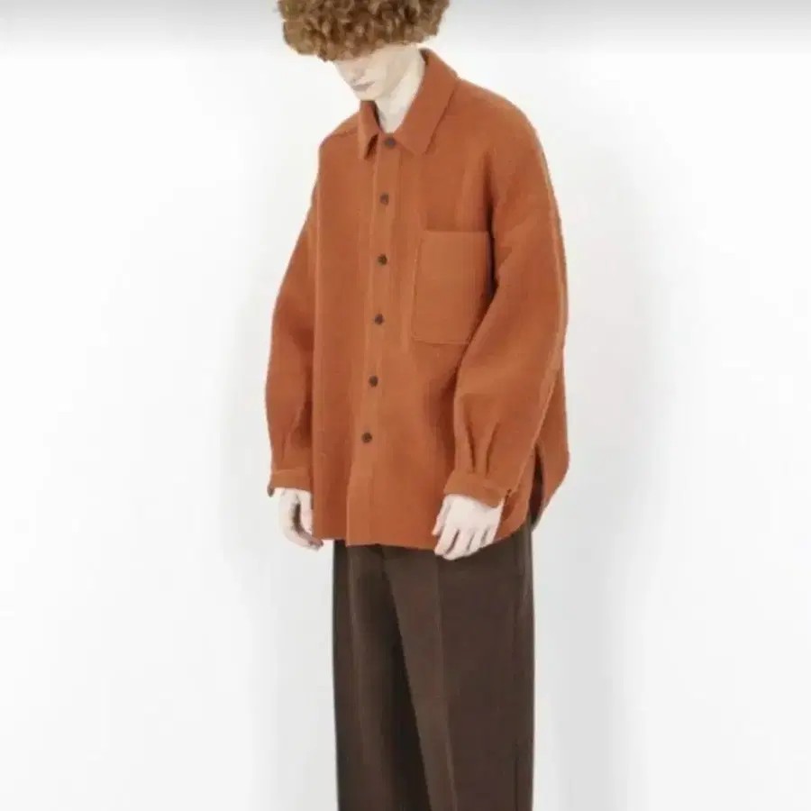 도큐먼트 울 셔츠 자켓 L