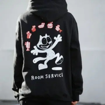 미사용 FELIX THE CAT 후드티 100주년 기념 한정판 단종 블랙 S