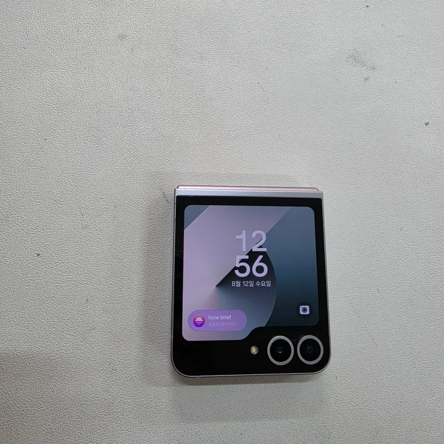갤럭시 Z플립6실버 무잔상 정상공기기 중고폰