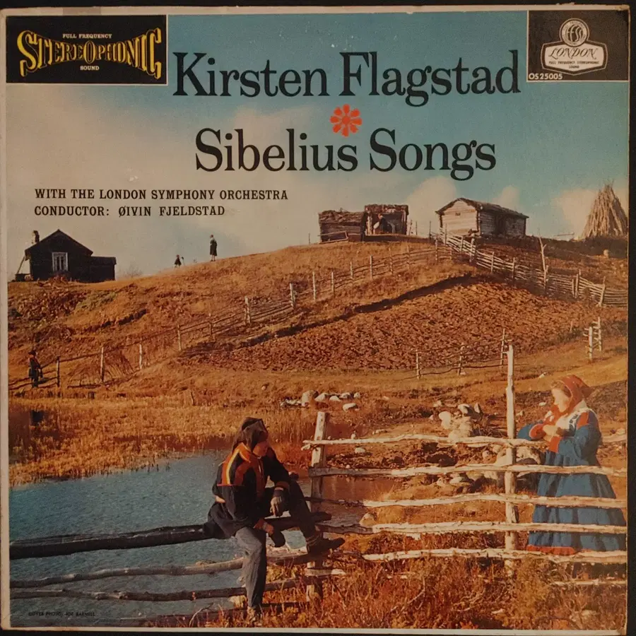 ORIGINAL DECCA LP - FLAGSTAD/SIBELIUS SONGS
