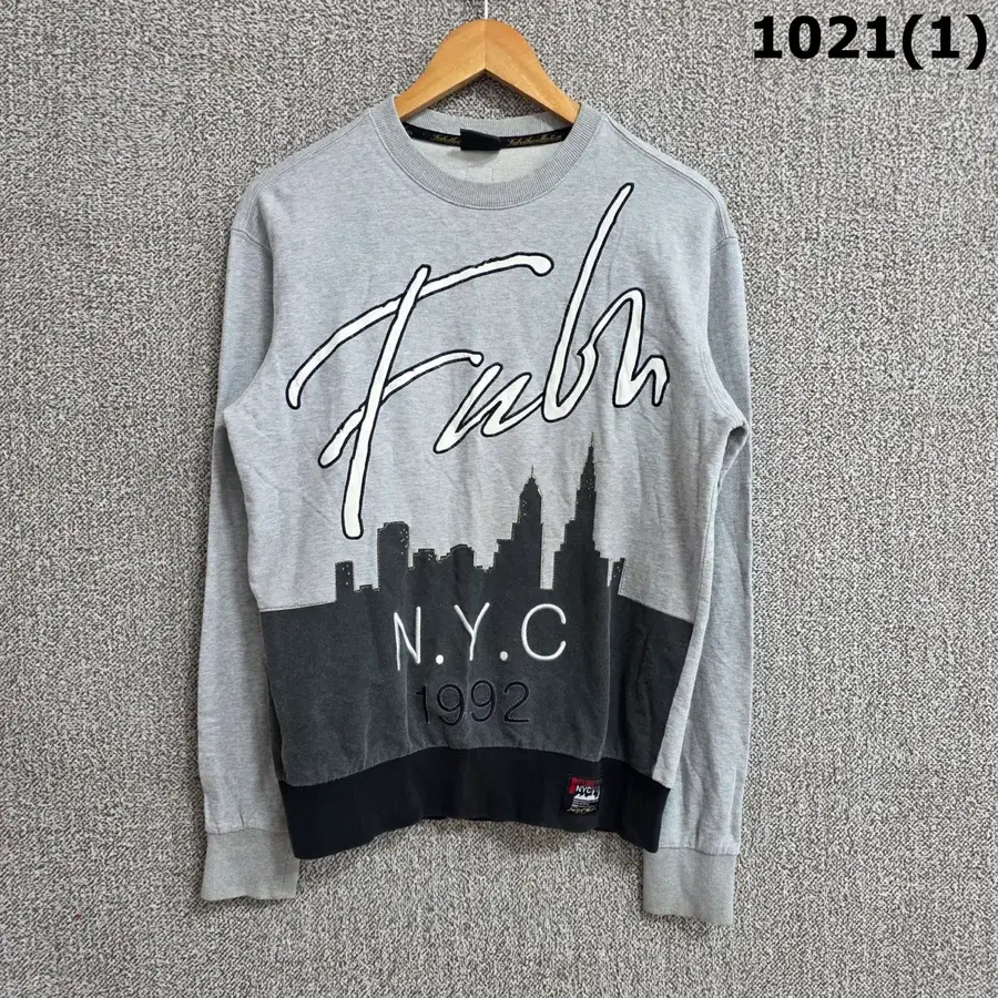 FUBU 맨투맨 NYC 1992 그레이 s