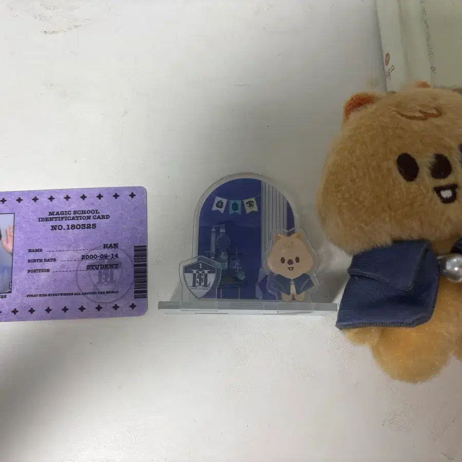 한지성 / 한 마법학교 학생증 아크릴스탠드 인형 스키주 일괄판매