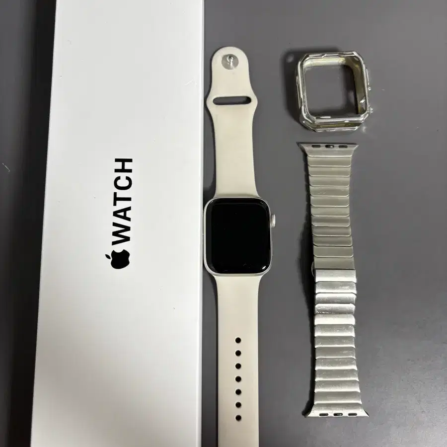 애플워치 SE2 스타라이트 44mm 상태 최상