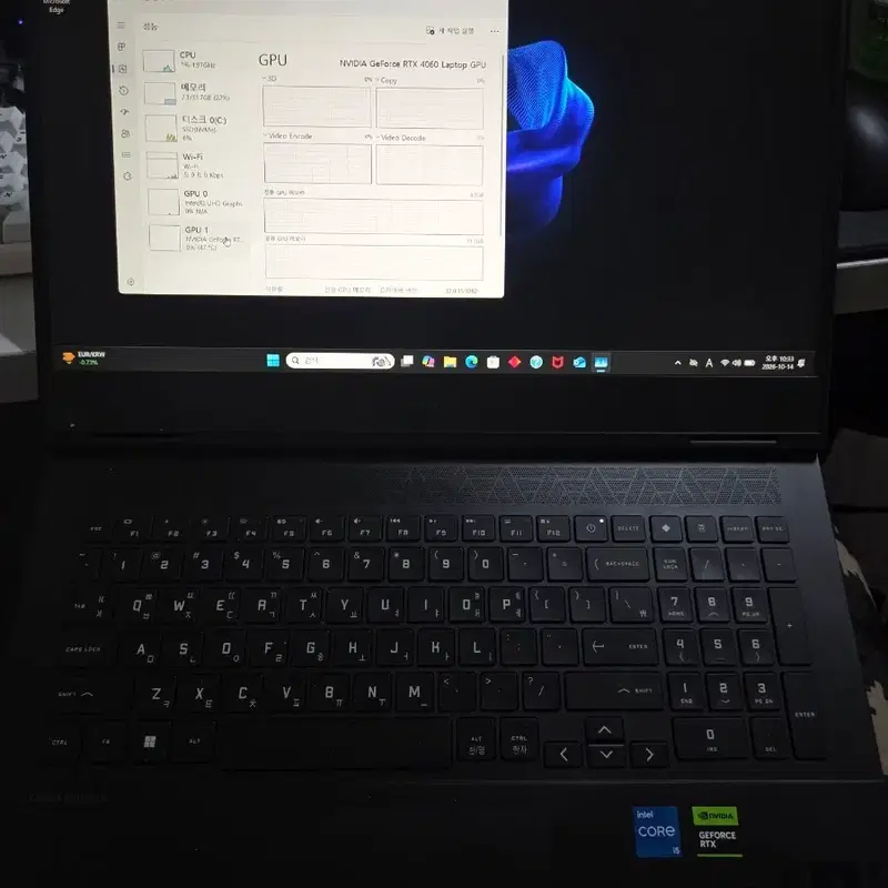 HP 오멘 게이밍 노트북 RTX406 0DDR5 32GB RAM