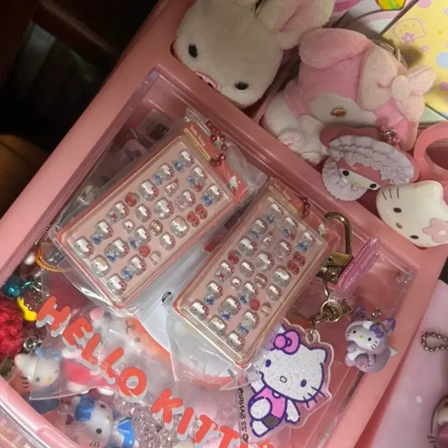 키티 봉봉드롭 스티커 가챠