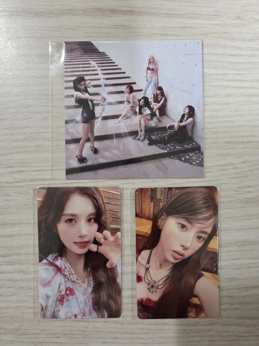 Nmixx NMIXX unreleased photocard pre-order benefit poca Sullyoon Jiwoo Jin Sowon Strange Muse