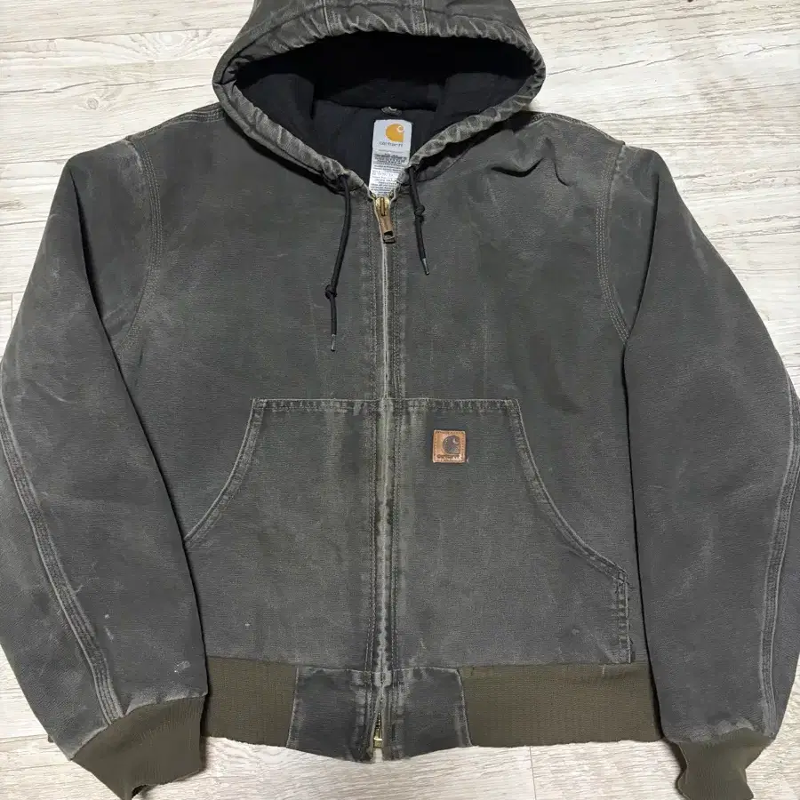 칼하트 j130 모스그린 xl (총장 수선, 주머니 뜯어짐)