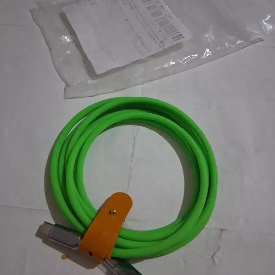 초록색 케이블 2m 240W 액상 실리콘 디지털 USB C to Type C 케이블 고속 노트북 삼성용