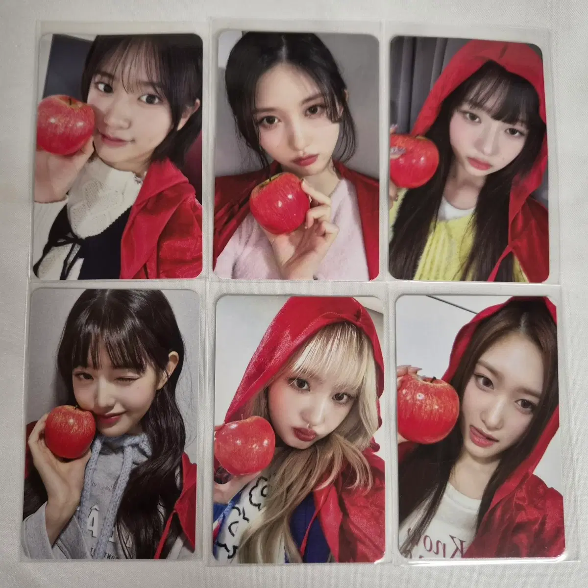 Ive Mine Makestar unreleased photocard set