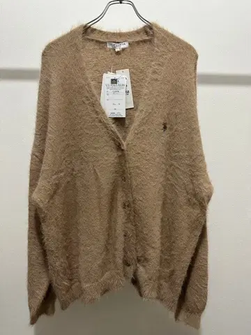 U.S. POLO ASSN. 샤기 볼륨 슬리브 니트