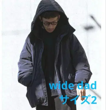 wide dad 와이드 대드 다운 자켓 블랙 사이즈 2(L~XL)