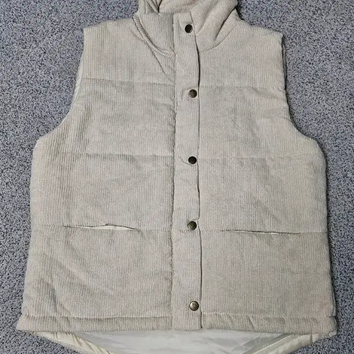 (V2)골덴 조끼 베이지 M
