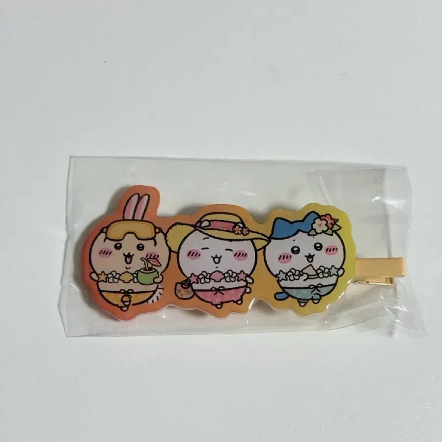 현물)먼작귀 치이카와 중국 하이난 한정 우사기 하치와레 증정품 헤어핀