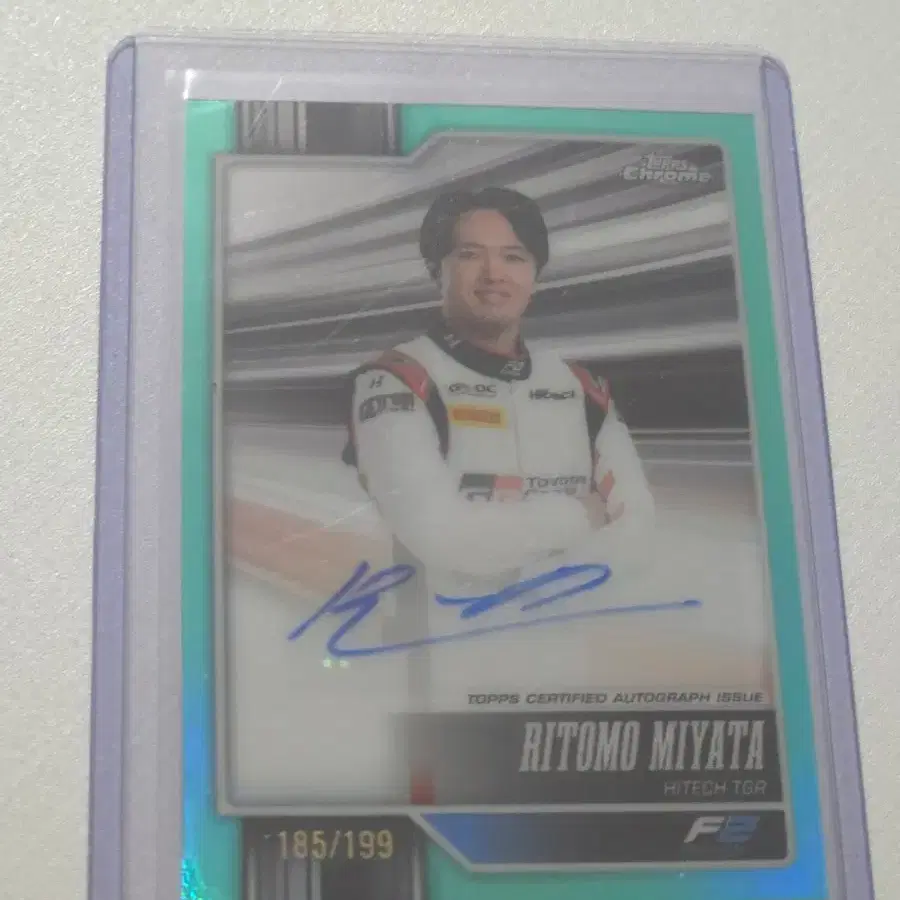 [Topps Chrome] 리토모 미야타 F2 사인 카드 185/199