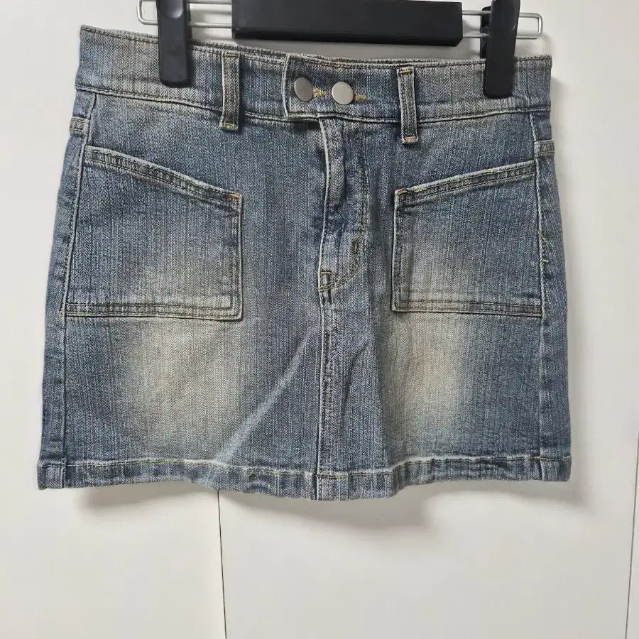 동대문 비비티코 데님 미니스커트 워싱 숏 스커트 32cm