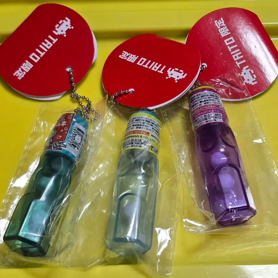 라무네 병 캔디 가챠 키링 미개봉 새상품 3개 일괄