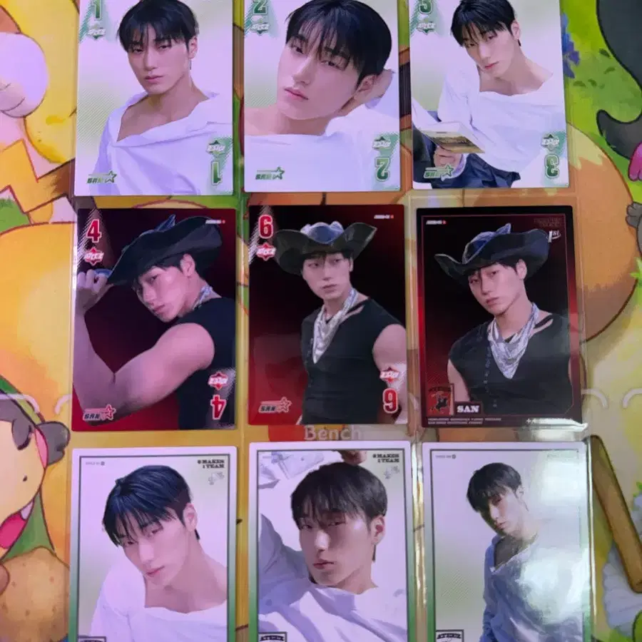 에이티즈 최산 카드 테레카 ATEEZ SAN card TELECA ( 무중복 베이스 )