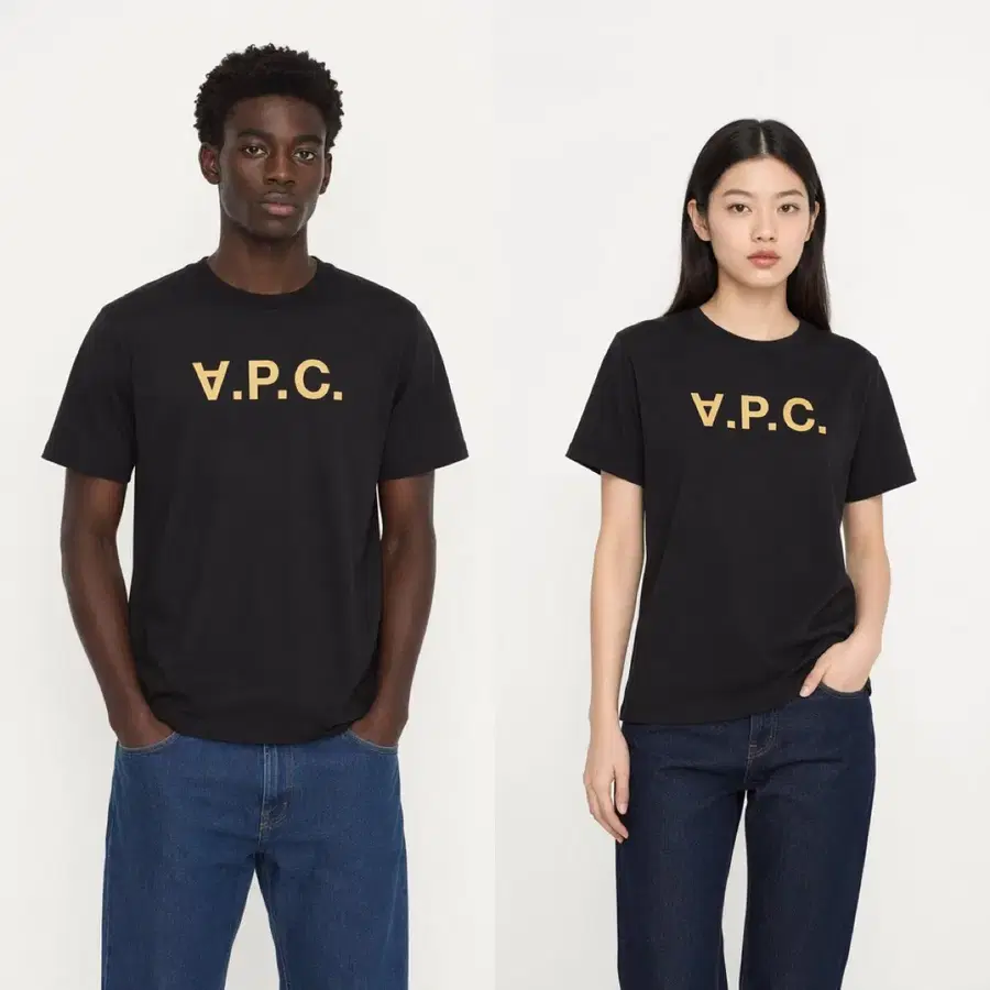 아페쎄 A,P.C. 반팔 티셔츠 블랙 미개봉 새상품