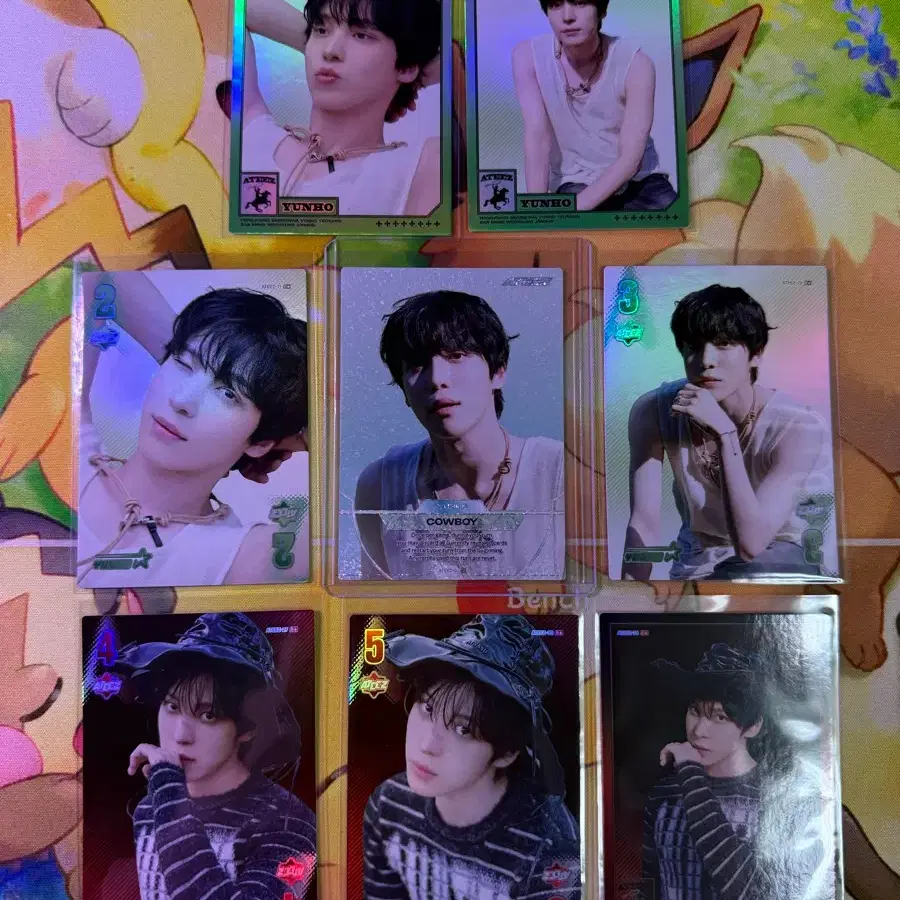 에이티즈 윤호 카드 테레카 ATEEZ YUNHO card TELECA ( 홀로 세트 )