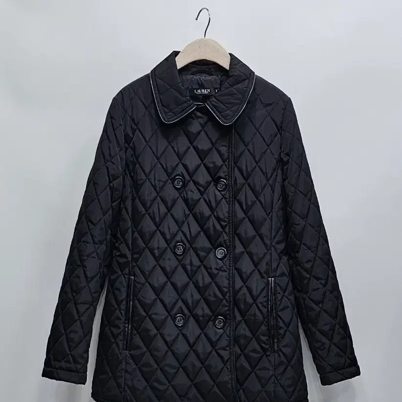 POLO 21FW 로렌 랄프레론 여성 다이아몬드 퀼팅 재킷 / 여 SP  블랙[본문]