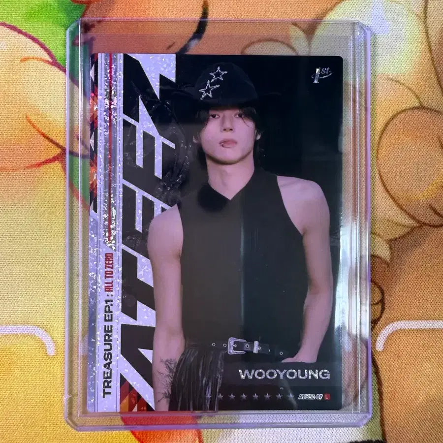 에이티즈 우영 카드 테레카 ATEEZ WOOYOUNG card TELECA