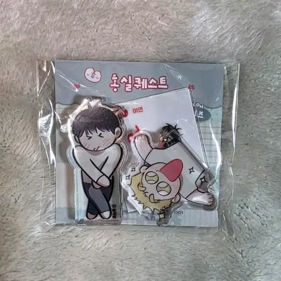 봄툰 또보미 팝업 아크릴 블록+띠부실 홍실퀘스트 미개봉