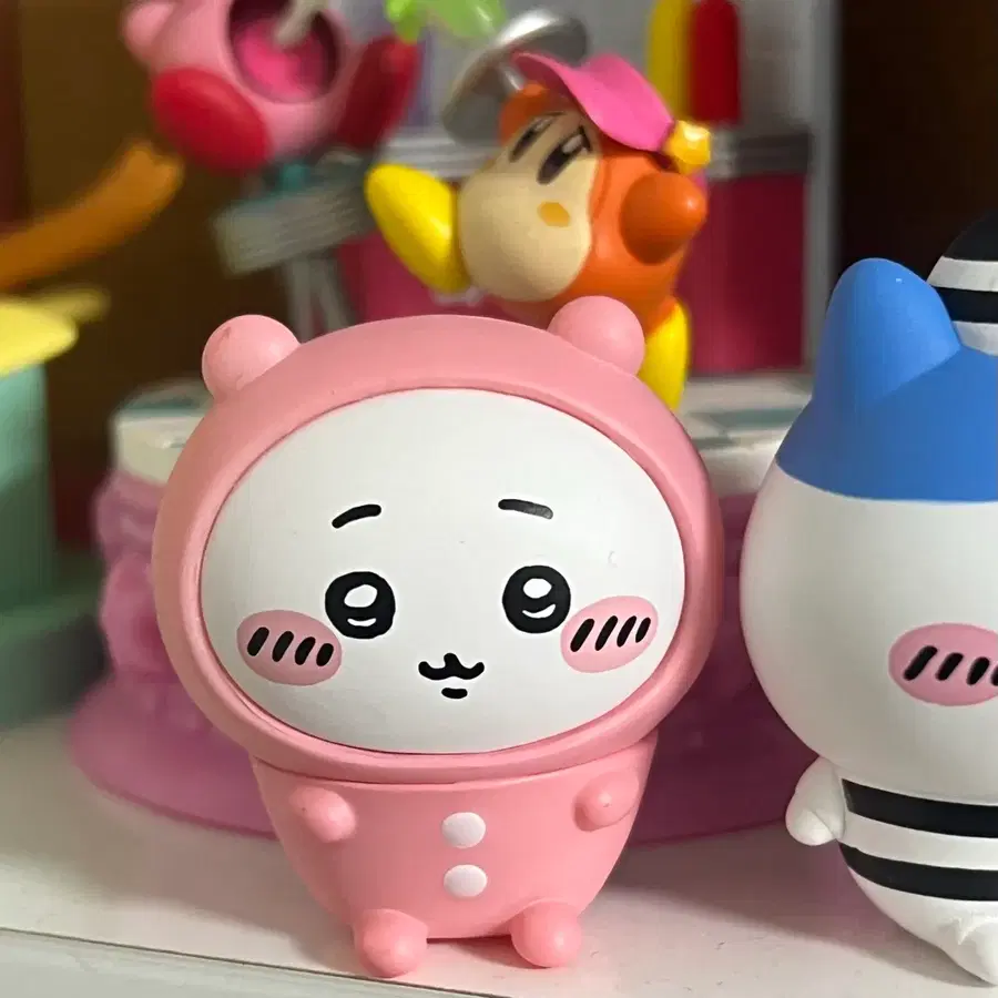 먼작귀 치이카와 Q버전 미니 피규어(잠옷 치이카와)