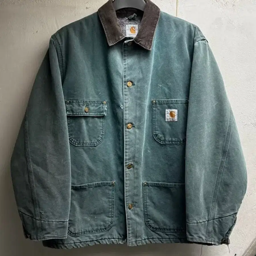 90s Carhartt Blanket-Lined Duck Canvas Chore Work Jacket