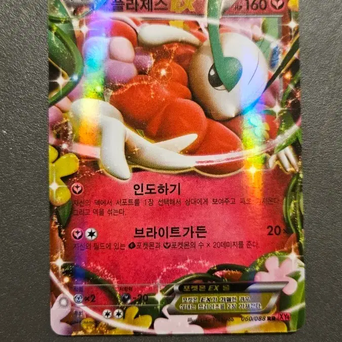 포켓몬 카드 플라제스 EX 060/088 RR