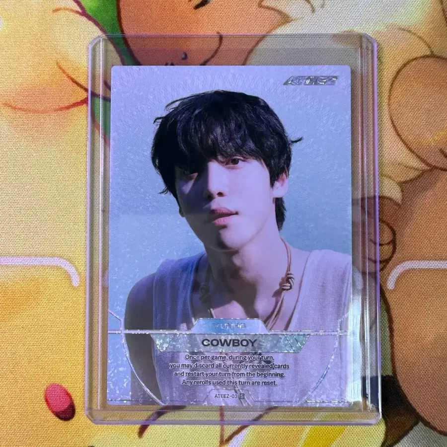 에이티즈 최산 카드 테레카 ATEEZ SAN card TELECA