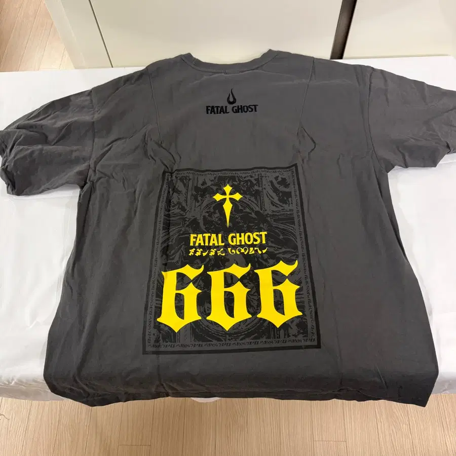 [2 L-XL] 페이탈고스트 Triplesix-DG 오버핏 반팔 티셔츠