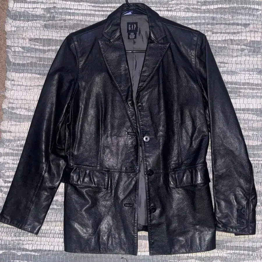 90s gap leather jacket 가죽 자켓